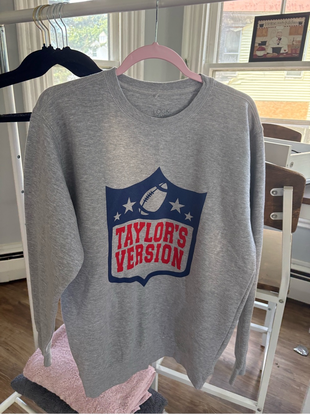 Gray "Taylor's Version" Graphic Crewneck Sweatshirt - Unbranded